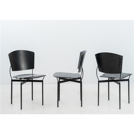 JESSE MARSH, Tre sedie modello "Elasta"