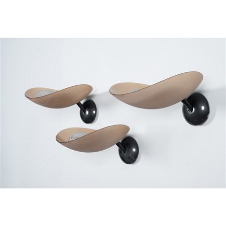 ERNESTO GISMONDI, Tre lampade da  modello 'Tebe'