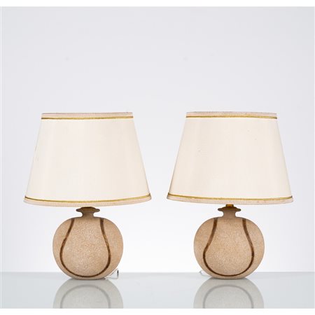 ZACCAGNINI, Coppia di lampade da tavolo