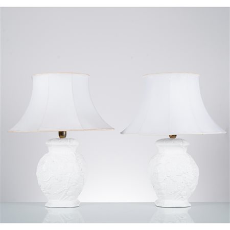 ANNA MARIA DE LUCA, Coppia di lampade da tavolo