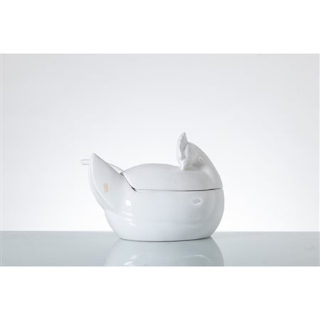 CERAMISTA ITALIANO, Zuppiera con mestolo