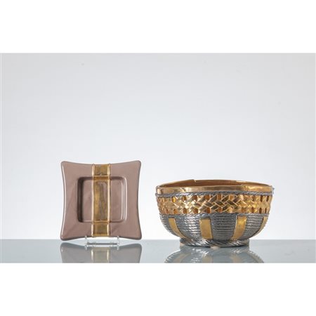 PRODUZIONE ITALIANA 1980 ca., Svuotatasche e ciotola