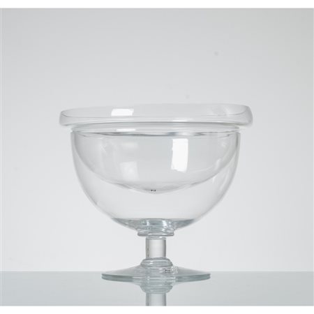 NASON MORETTI, Coppa per caviale in vetro