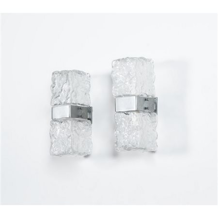 MAZZEGA (Attr.le), Coppia di lampade parete