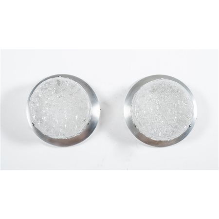 MAZZEGA (Attr.le), Coppia di lampade da soffitto o parete