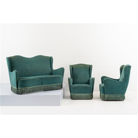 PRODUZIONE ITALIANA 1950 ca., Salotto modello “Bergere”