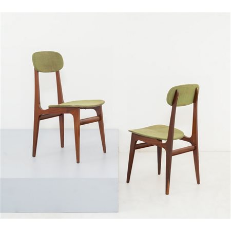 PRODUZIONE SVEDESE 1960 ca., Coppia di sedie