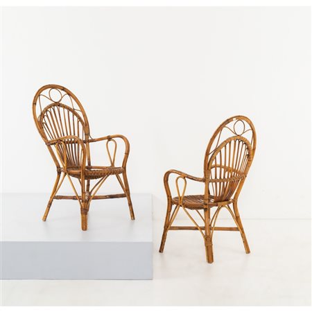 PRODUZIONE ITALIANA 1960 ca., Coppia di poltrone