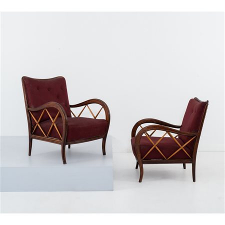 PAOLO BUFFA (Attr.le), Coppia di poltrone