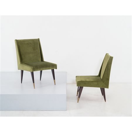 SILVIO CAVATORTA (Attr.le), Coppia di poltrone