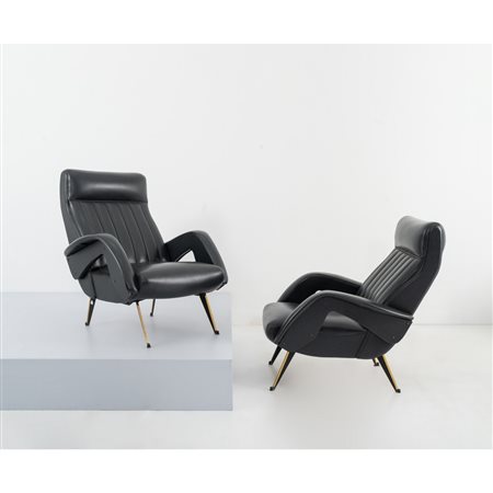 CARLO DE CARLI, Coppia di poltrone