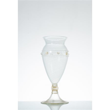 VENINI, Vaso in vetro
