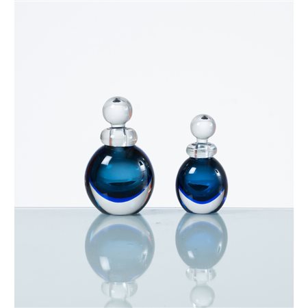 MAESTRI MURANESI, Due bottiglie in vetro