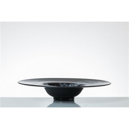 LA MURRINA (Attr.le), Piatto circolare in vetro