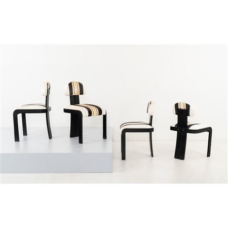 JOE COLOMBO (Attr.le), Quattro sedie