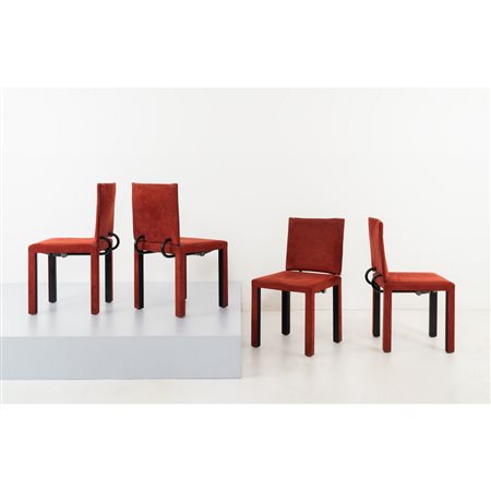 PAOLO PIVA, Quattro sedie modello "Arcadia"