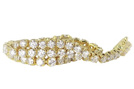 BRACCIALE TENNIS IN ORO 18K 4.55 GR
