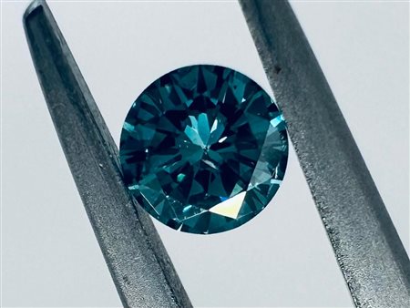 DIAMANTE NATURAL POLISHED 0,23 FANCY BLU INTENSO* - SI1 - AI30701-2