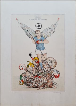 POSSENTI ANTONIO Lucca 1933 - 2016 "L'angelo azzurro"