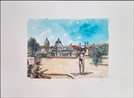 MORELLI VINCENZO Bagnacavallo 1896 - Bogliaco 1976 "Senza titolo"