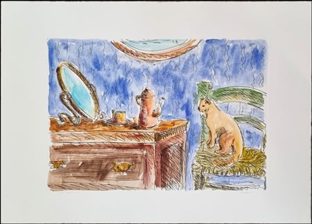 ANDRIUOLI MIMMO Pietrapertosa 1946 "Senza titolo"