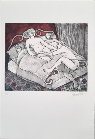 GENTILINI FRANCO Faenza 1909 - Roma 1981 "Senza titolo"