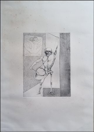 ATTARDI UGO Sori 1923 - Roma 2006 "Senza titolo"