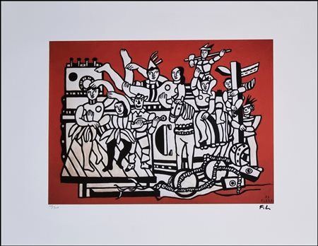 LEGER FERNAND Francia 1881 - 1955 "Senza titolo"