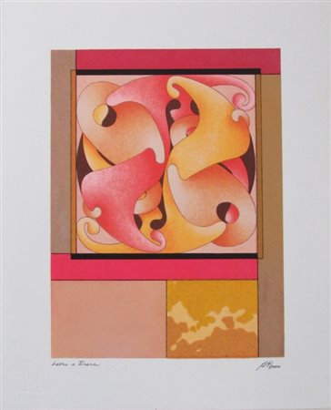 POMODORO BRUTO Milano 1961 "Composizione rossa"