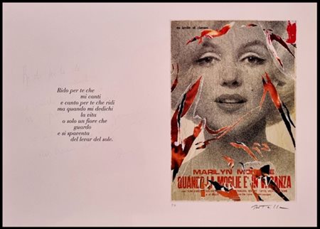 ROTELLA MIMMO Catanzaro 1918 - Milano 2006 "Atto d'amore"