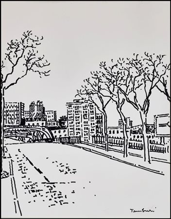 TAMBURI ORFEO Jesi 1910 - Parigi 1994 "Senza titolo"