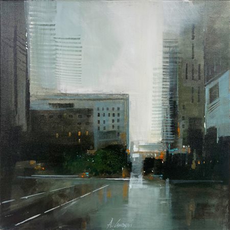 CANCOGNI AGOSTINO Forte dei Marmi 1950 "Città"