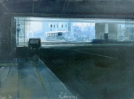 CANCOGNI AGOSTINO Forte dei Marmi 1950 "Sottopassaggio"