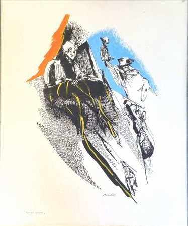 BRINDISI REMO Roma 1918 - Lido di Spina 1996 "Famiglia pastorelle"