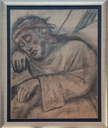 CASCELLA BASILIO Pescara 1860 - Roma 1950 "Cristo"