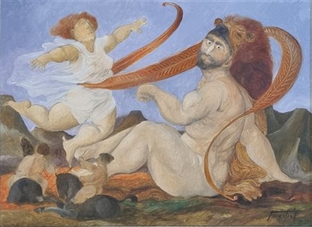 PROCOPIO PINO Guardavalle 1954 "La cintura di Ippolita"