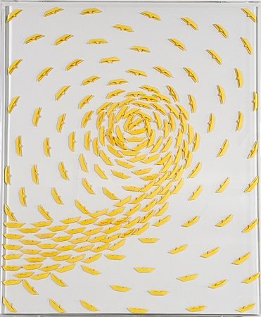 GUSMAROLI RICCARDO Verona 1963 "Vortice giallo"