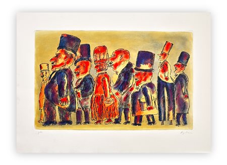 FRANZ BORGHESE (1941-2005) - Senza Titolo