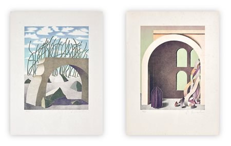 WILHELM BEUERMANN (1937-2006) - Lotto unico composto da 2 opere grafiche