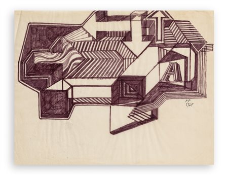 NATO FRASCÀ (1931-2006) - Senza Titolo, 1967