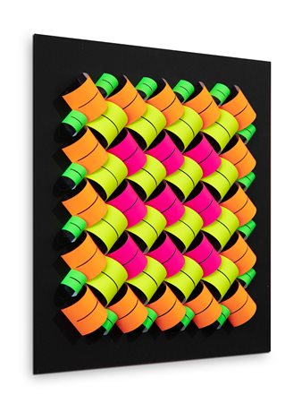 DARIO ZAFFARONI (1943) - Polimodularità fluorescenti, 2023