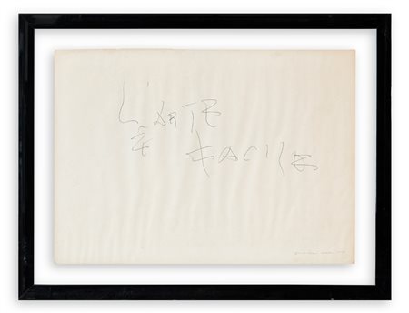 GIUSEPPE CHIARI (1926-2007) - L'arte è facile, 1975