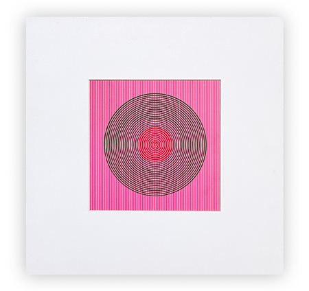 EDOARDO LANDI (1937) - Struttura visuale + influenza cromatica, 1987