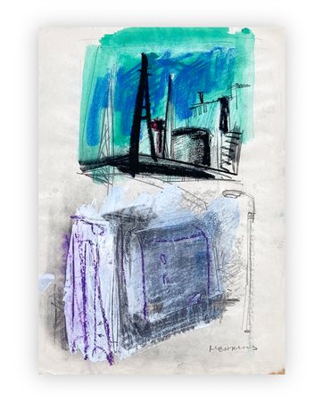 KLAUS KARL MEHRKENS (1955) - Senza Titolo