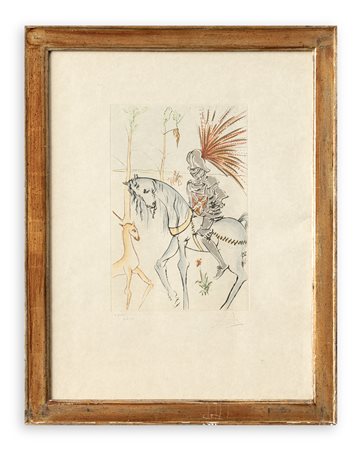 SALVADOR DALÌ (1904-1989) - Le Gué du sang (dalla serie 'La Quête du Graal'), 1975