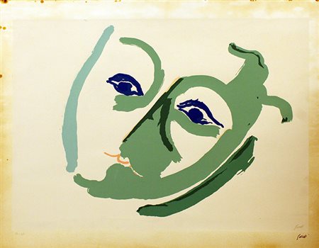 VIRGILIO GUIDI, "Volto", anni '70