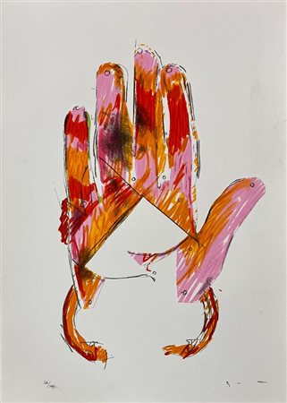 MARIO SCHIFANO, "Mano", anni '90