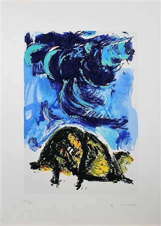 MARIO SCHIFANO, "Tartaruga", anni '90