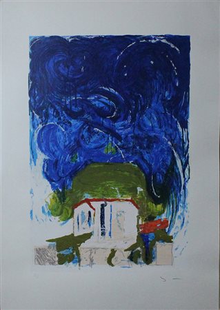 MARIO SCHIFANO, "Casa dolce", 1997