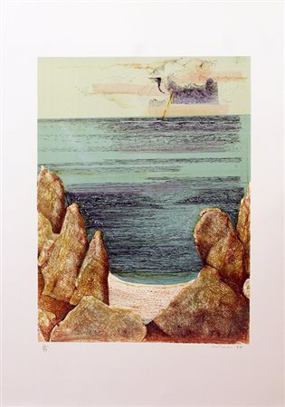 Martinelli, "Paesaggio marittimo", 1985